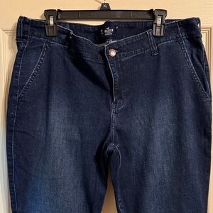 Hollister Women's Deep Indigo Relaxed Jeans